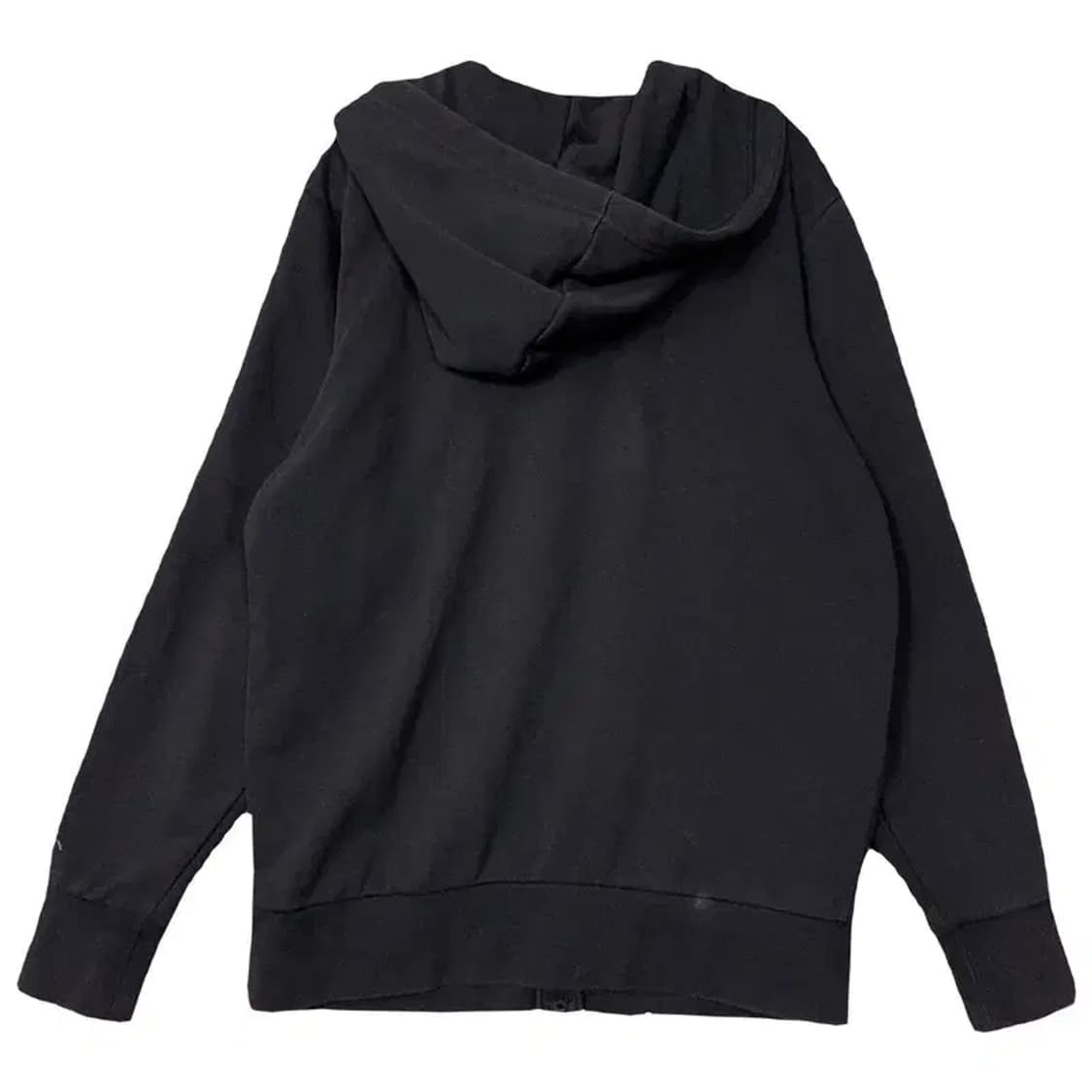 아디다스 블랙 로고 삼선 후드 집업 L 상품이미지2