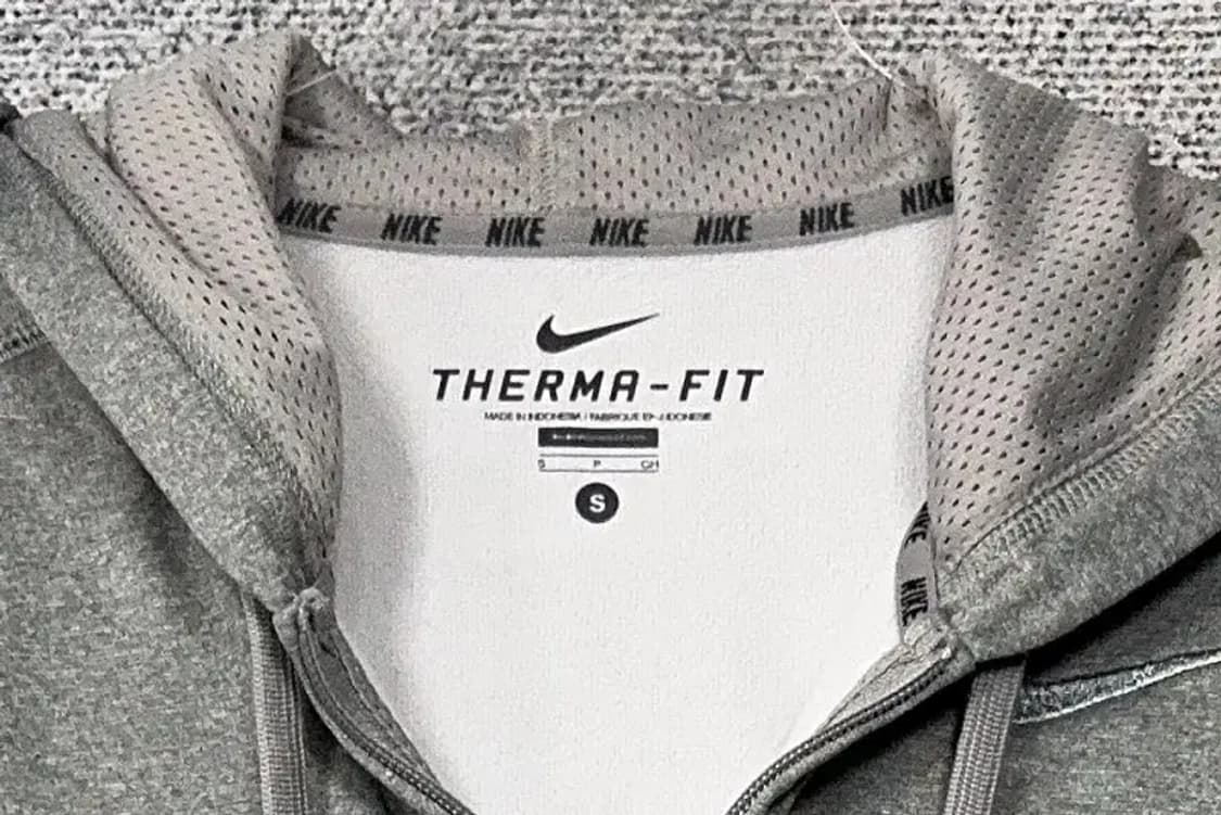 나이키 라이트 그레이 기능성 후드 집업 S 상품이미지5