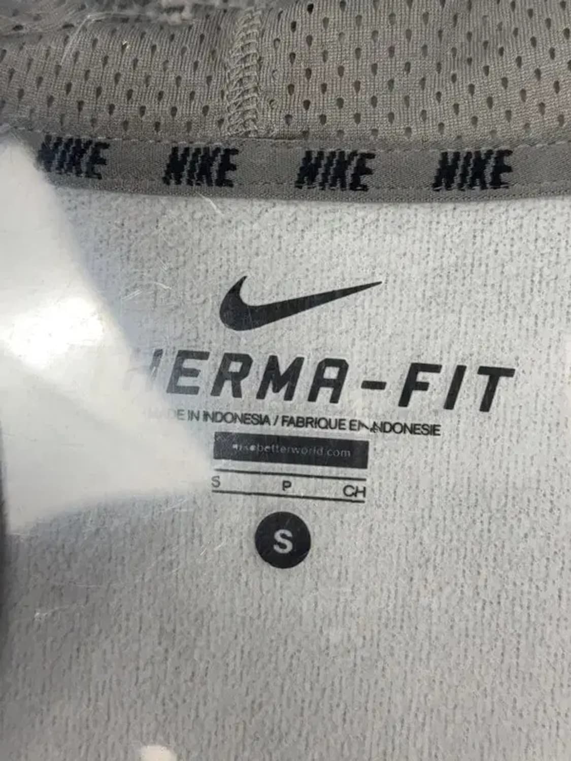 나이키 라이트 그레이 기능성 후드 집업 S 상품이미지7