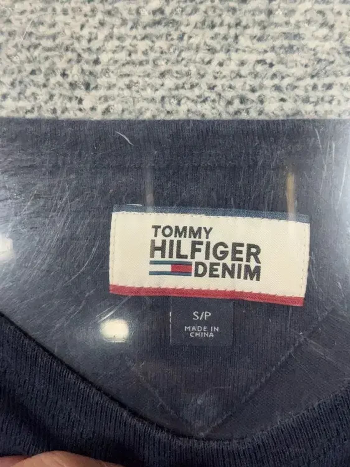 타미힐피거 네이비 로고 긴팔티 S/P 상품이미지7