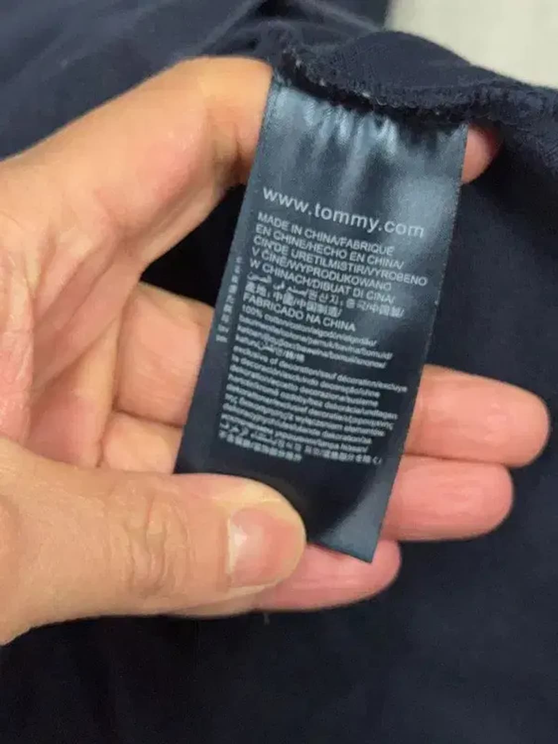 타미힐피거 네이비 로고 긴팔티 S/P 상품이미지8