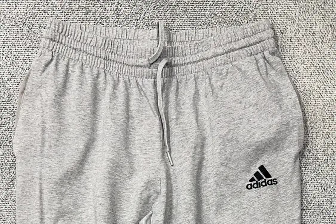 아디다스 라이트 그레이 로고 조거팬츠 L 상품이미지3