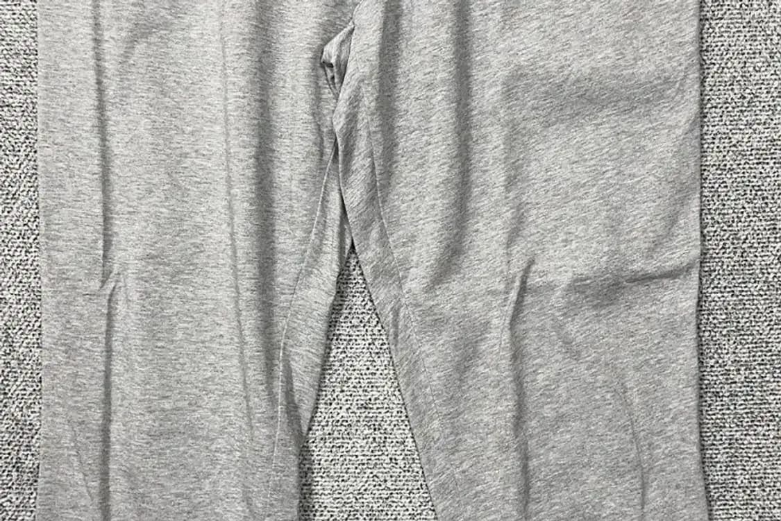 아디다스 라이트 그레이 로고 조거팬츠 L 상품이미지4