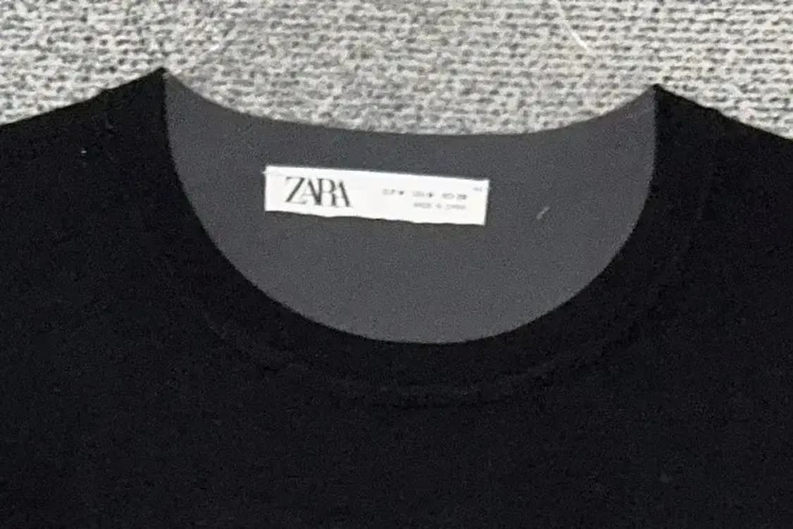자라 블랙 비스코스 니트 M 상품이미지5