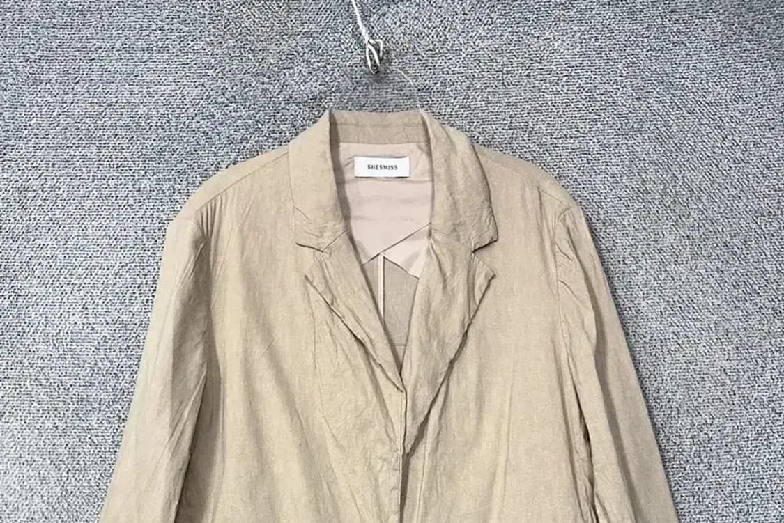 쉬스미스 베이지 버튼 캐주얼 블레이저 88-94-160(66) 상품이미지3
