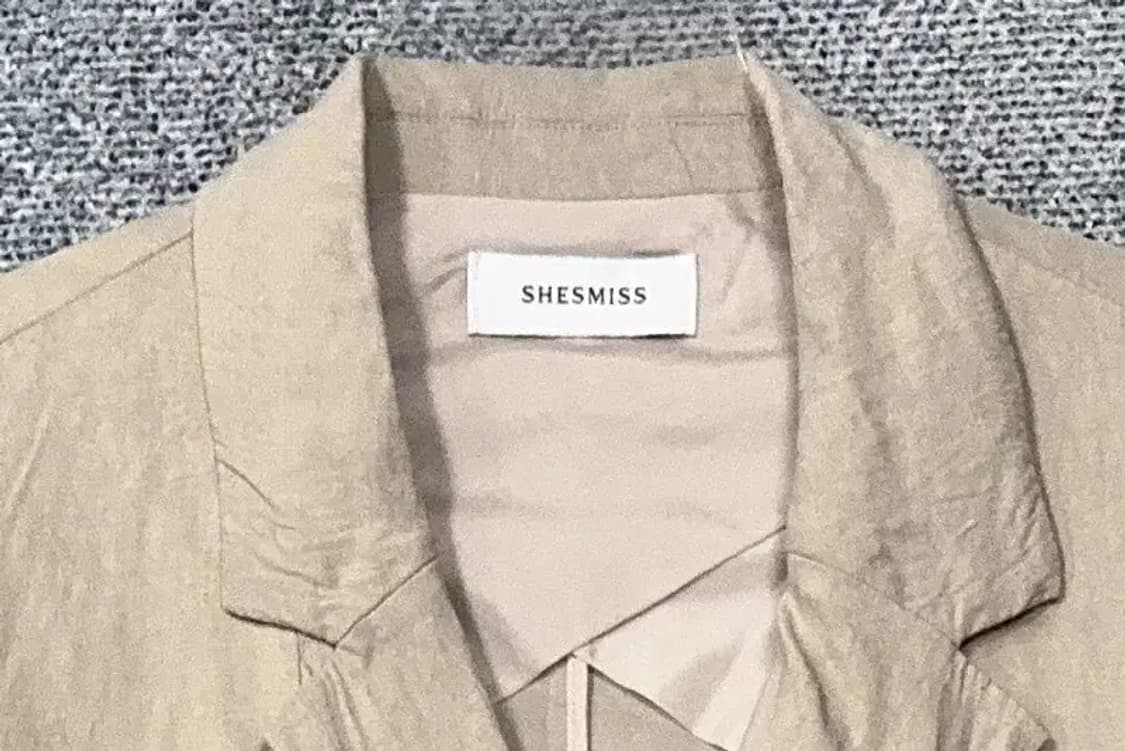 쉬스미스 베이지 버튼 캐주얼 블레이저 88-94-160(66) 상품이미지5