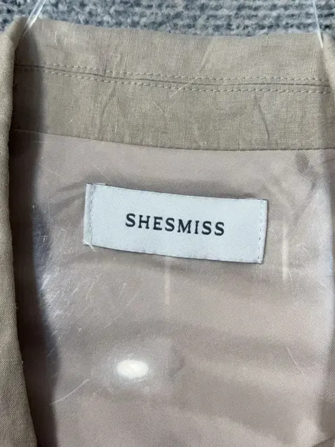 쉬스미스 베이지 버튼 캐주얼 블레이저 88-94-160(66) 상품이미지7