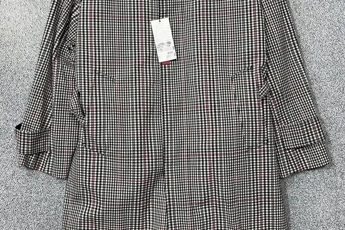 [새상품]STCO 체크 블랙 코트 L(100~105) 상품이미지4