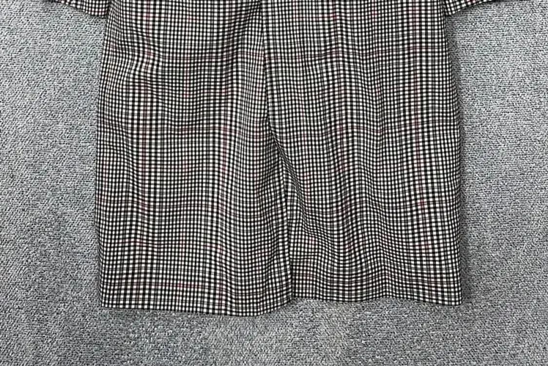 [새상품]STCO 체크 블랙 코트 L(100~105) 상품이미지5