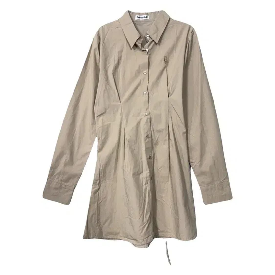 팬시클럽 베이지 트임 원피스 XS 상품이미지2