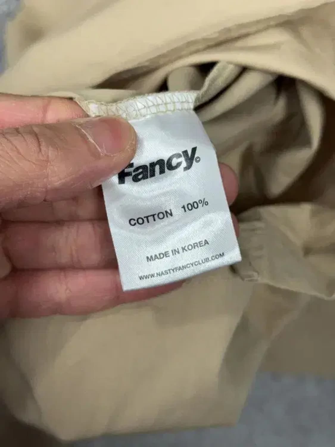 팬시클럽 베이지 트임 원피스 XS 상품이미지7