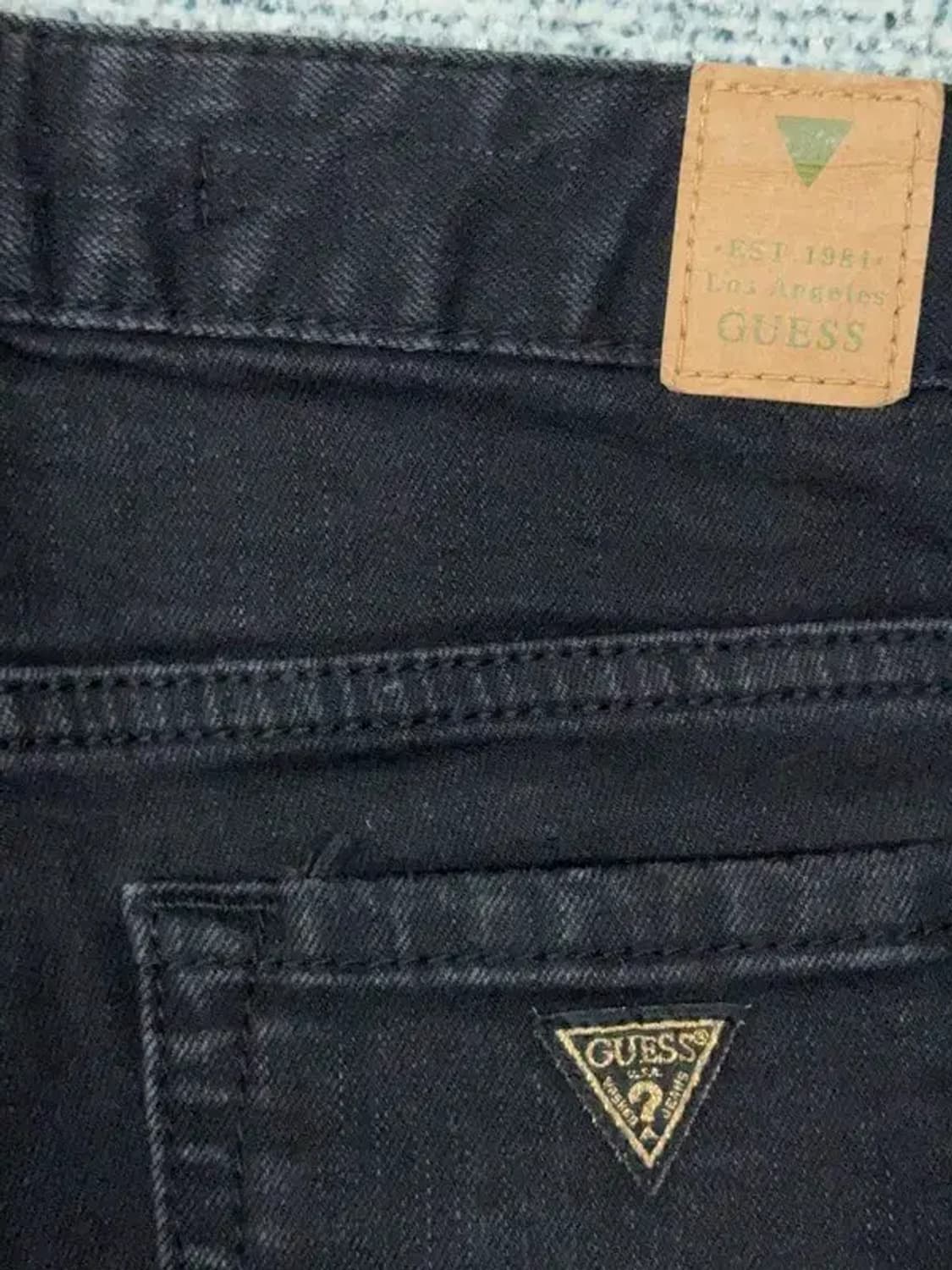 게스 블랙 부츠컷 청바지 24 상품이미지6