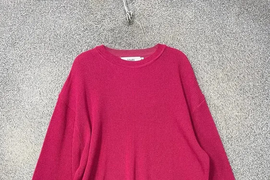 SUARE 여성 캐주얼 핑크 니트 M 상품이미지3