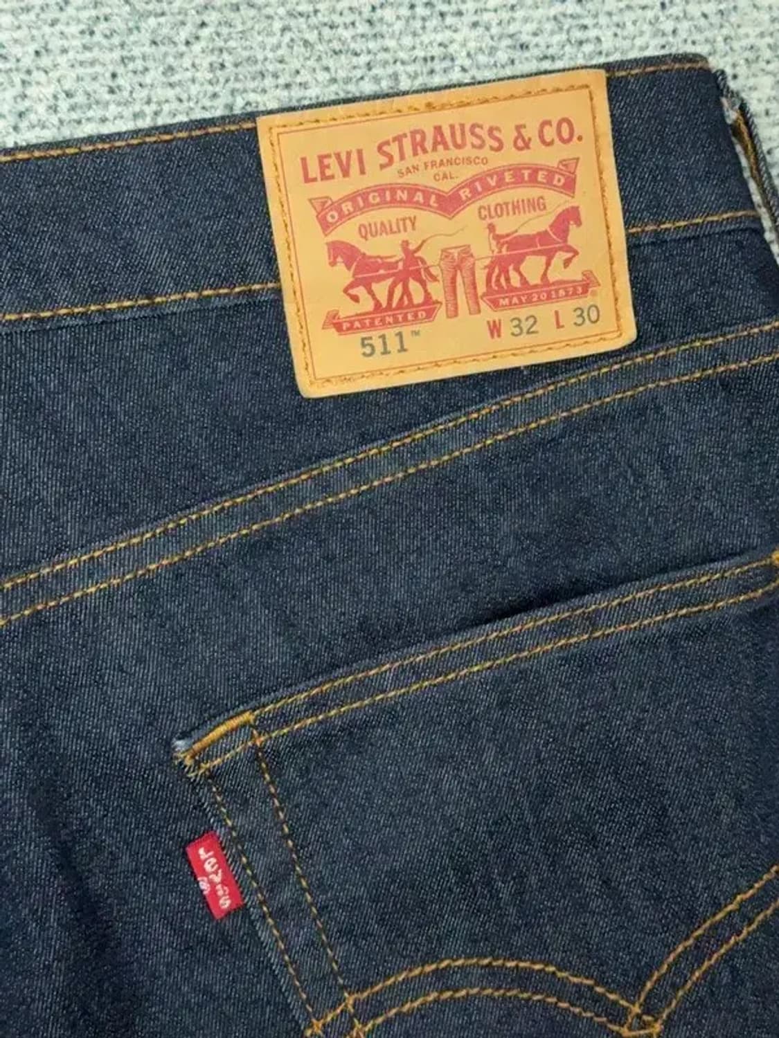 리바이스 511 진청 청바지 32 30 상품이미지7