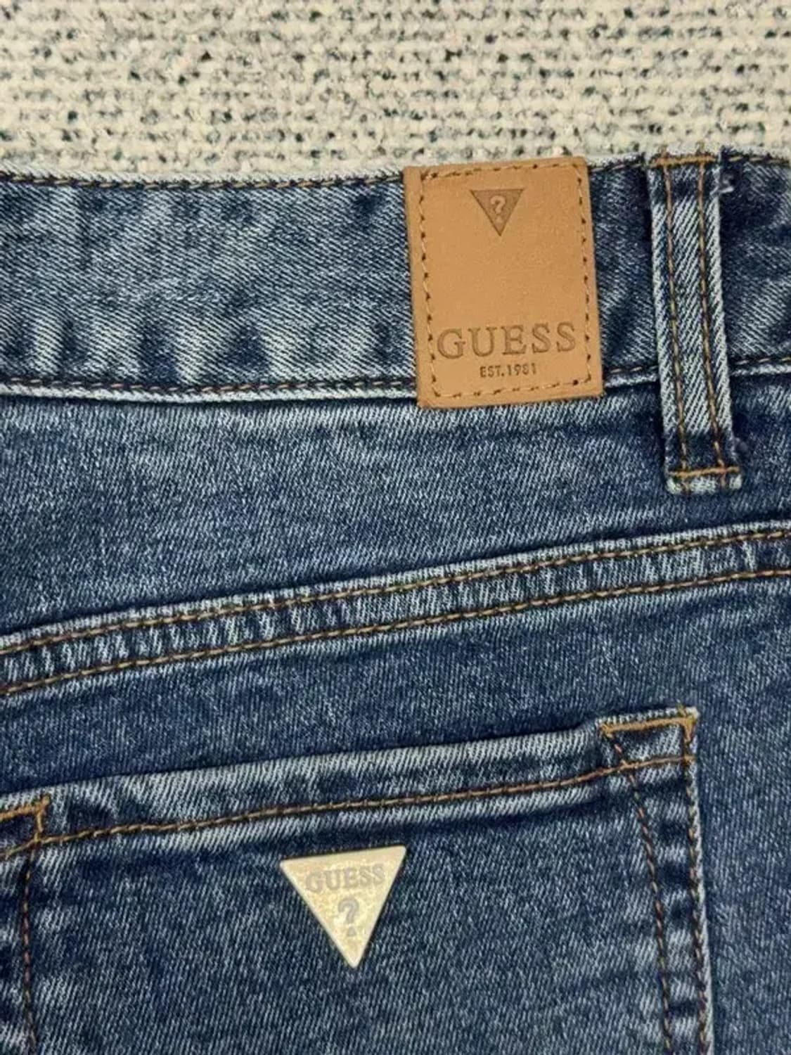 게스 연청 워싱 캐주얼 64(26) 상품이미지7