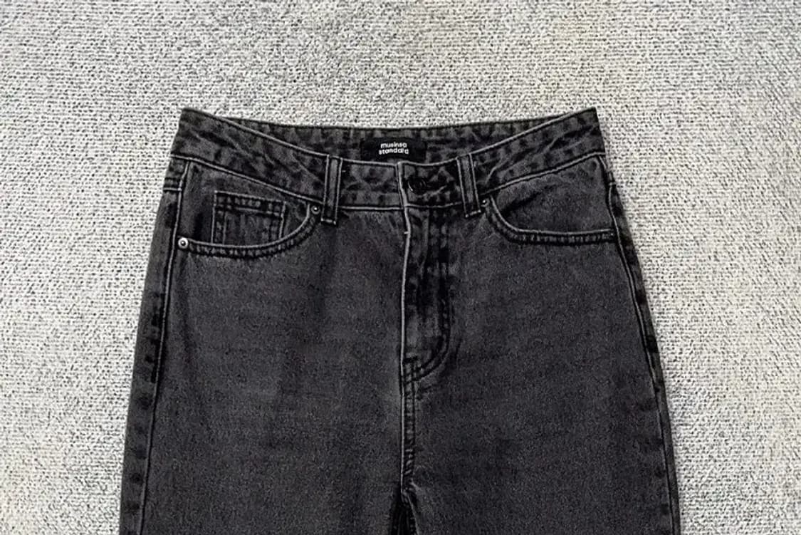 무신사스탠다드 흑청 캐주얼 청바지 27 상품이미지3