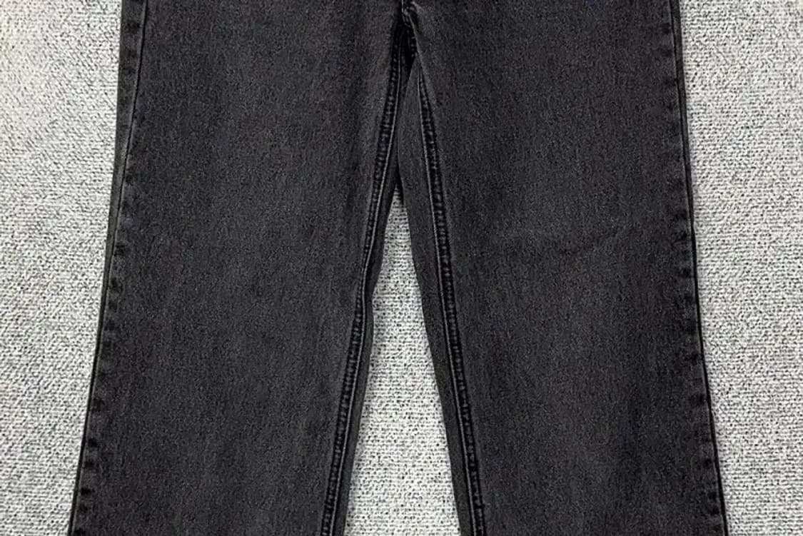 무신사스탠다드 흑청 캐주얼 청바지 27 상품이미지4