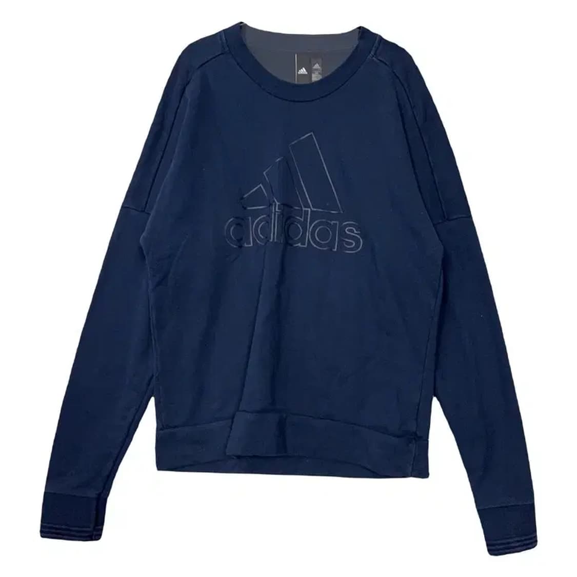 아디다스 프린팅 네이비 맨투맨 2XL 상품이미지1