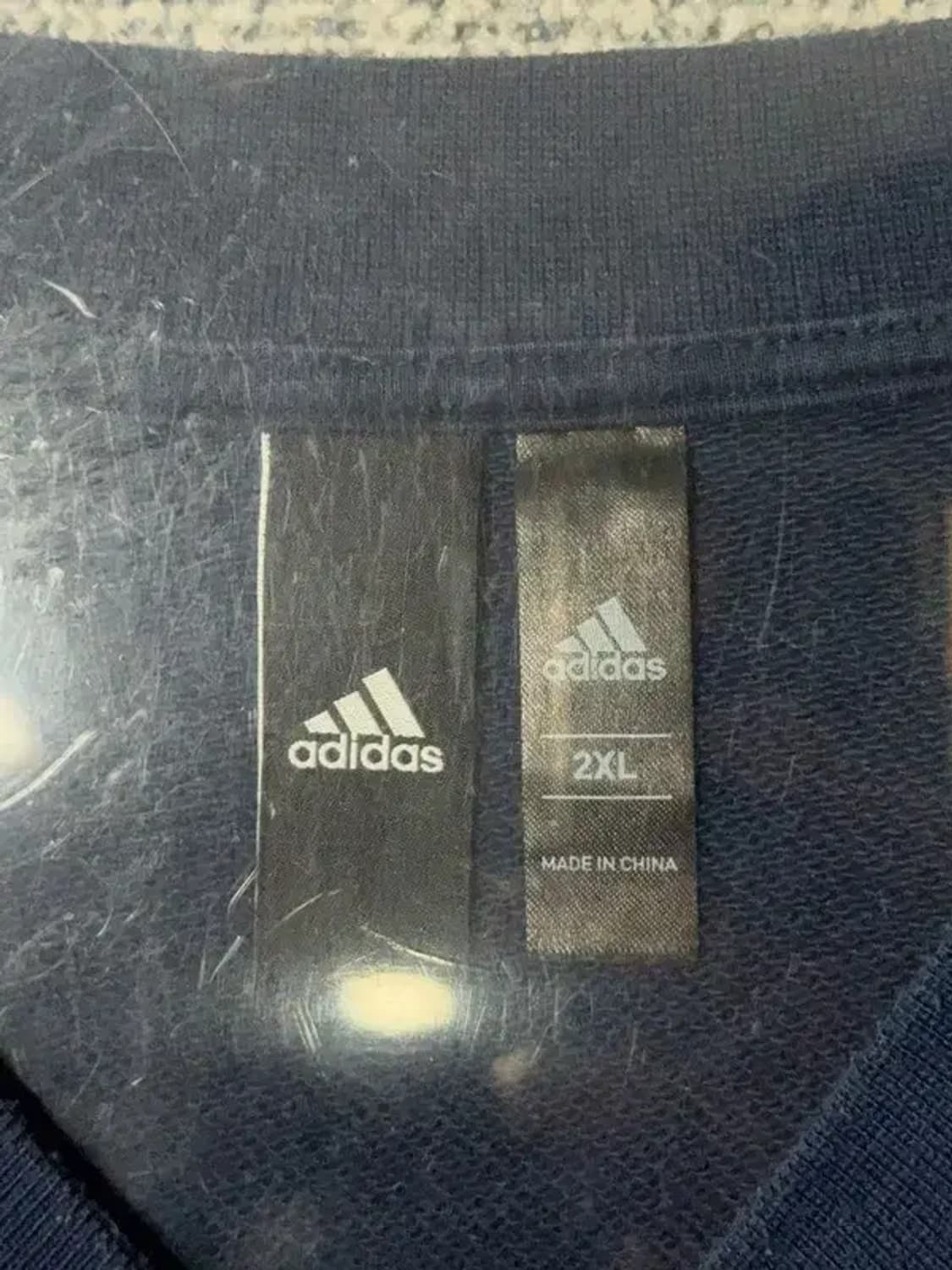 아디다스 프린팅 네이비 맨투맨 2XL 상품이미지3