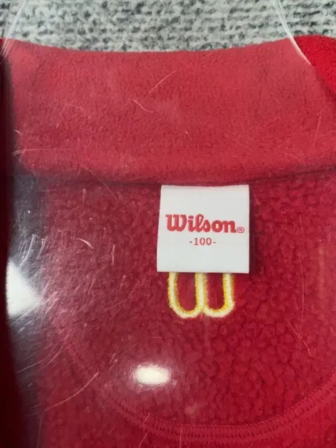 윌슨 레드 플리스 후리스 100 상품이미지3
