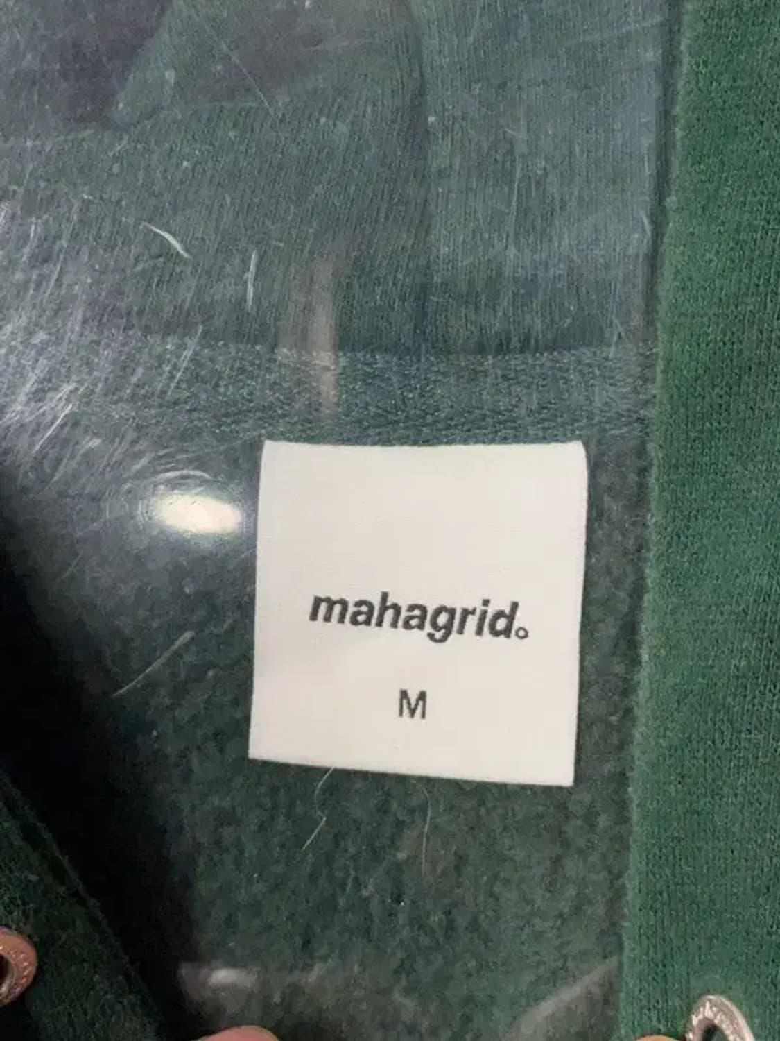 마하그리드 프린팅 그린 후드티 M 상품이미지3