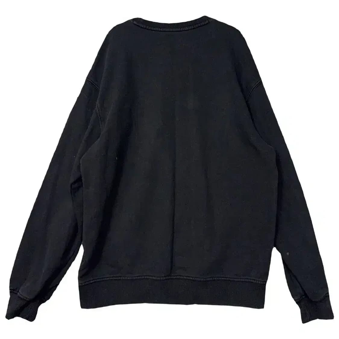 널디 블랙 로고 오버핏 맨투맨 M 상품이미지2