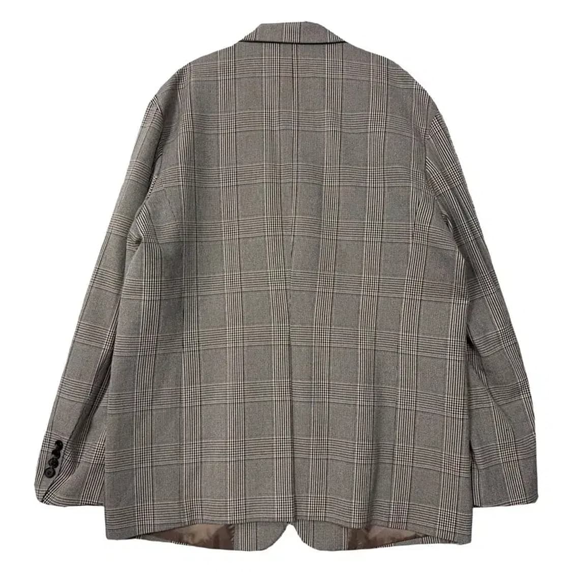 로파이 체크 베이지 블레이저 L 상품이미지2