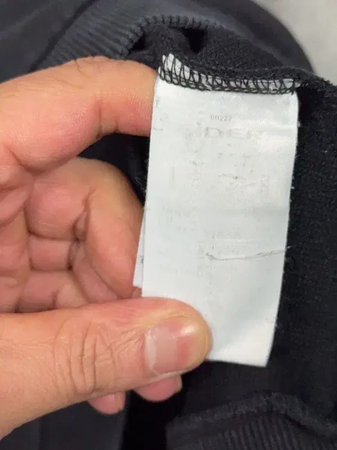 아이더 블랙 로고 맨투맨 M 상품이미지4