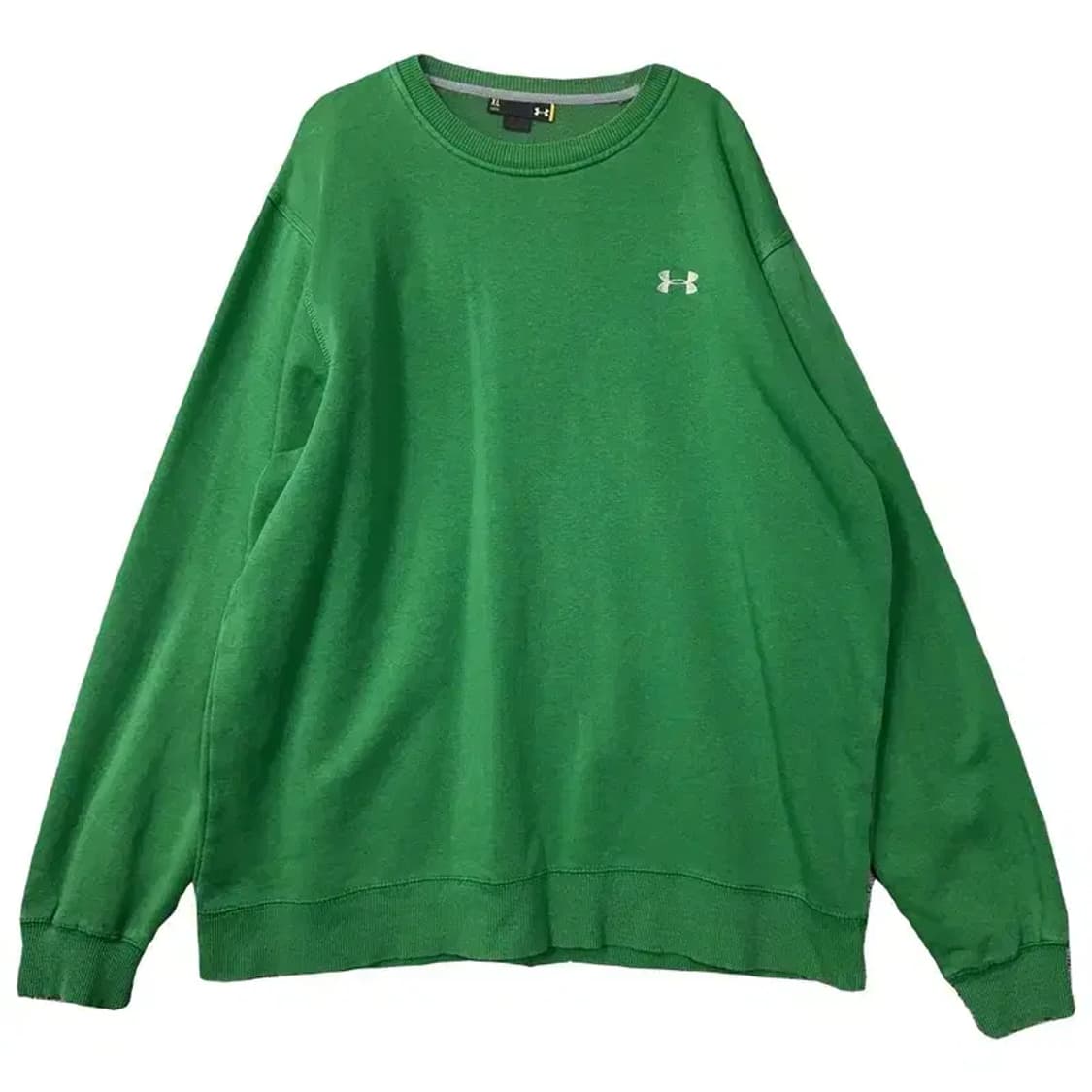 언더아머 그린 로고 오버핏 맨투맨 XL 상품이미지1