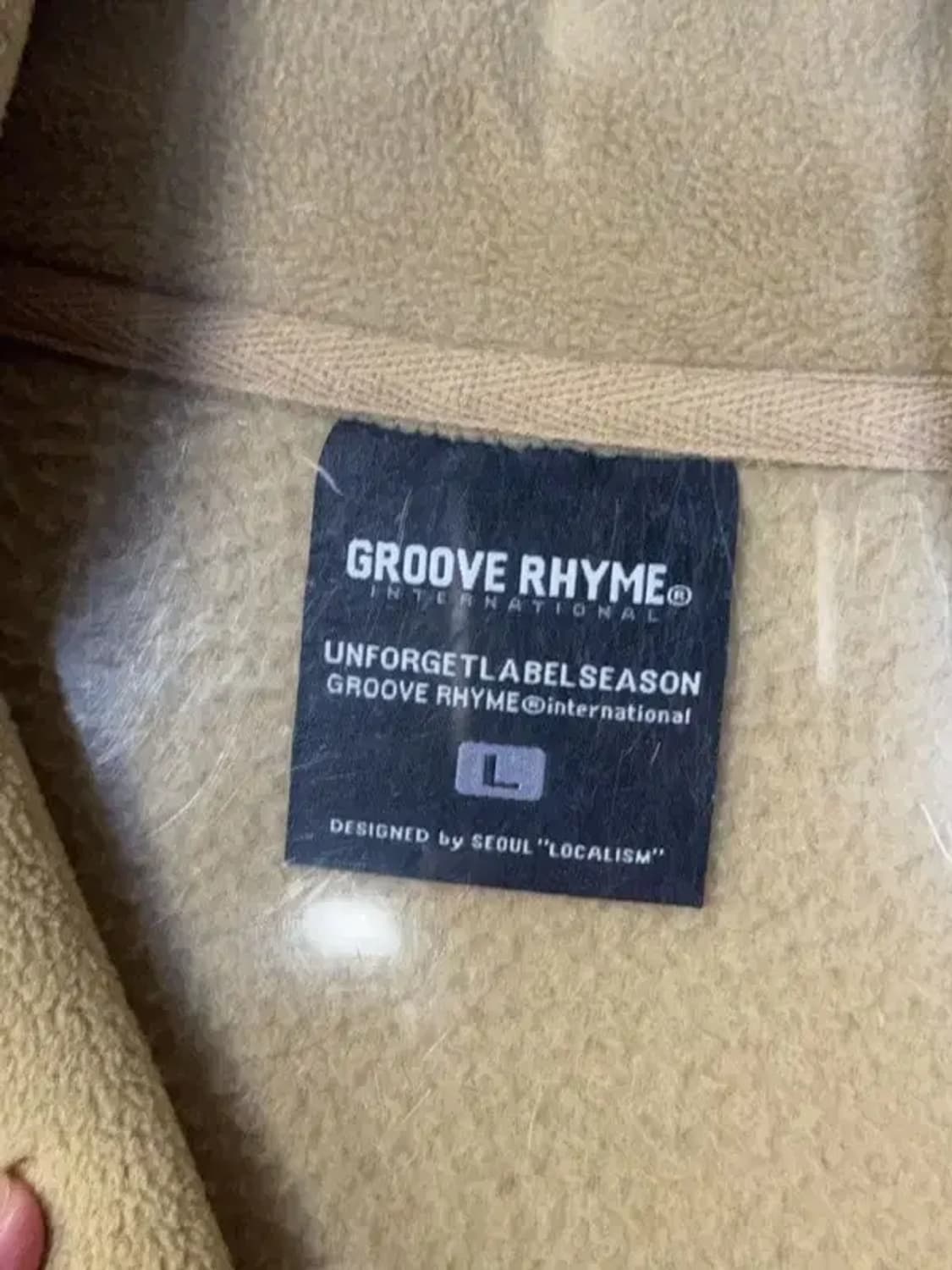 그루브라임 카멜 빈티지 코튼 집업 L 상품이미지3