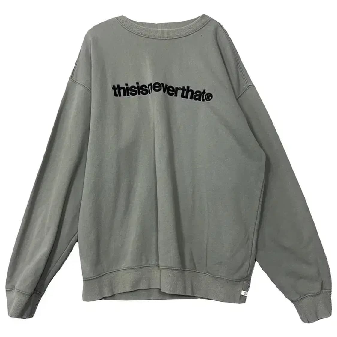 디스이즈네버댓 프린팅 다크 그린 스웻셔츠 맨투맨 XL 상품이미지1