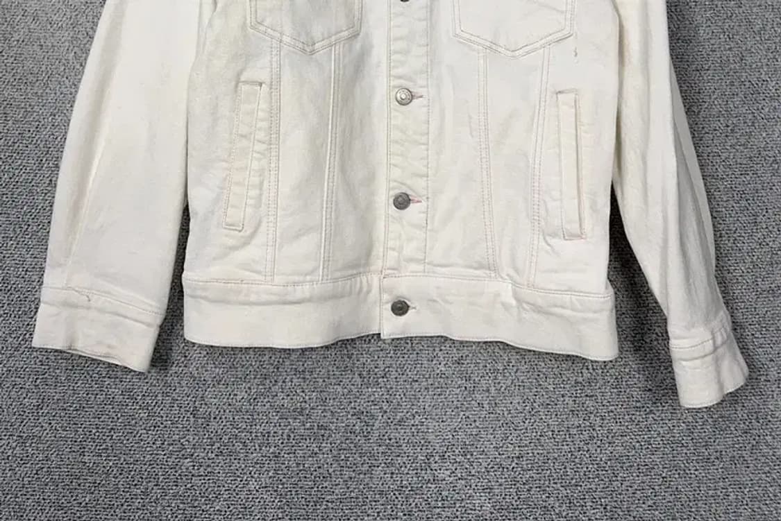 안다르 크림 여성 오버핏 데님 자켓 2 상품이미지4