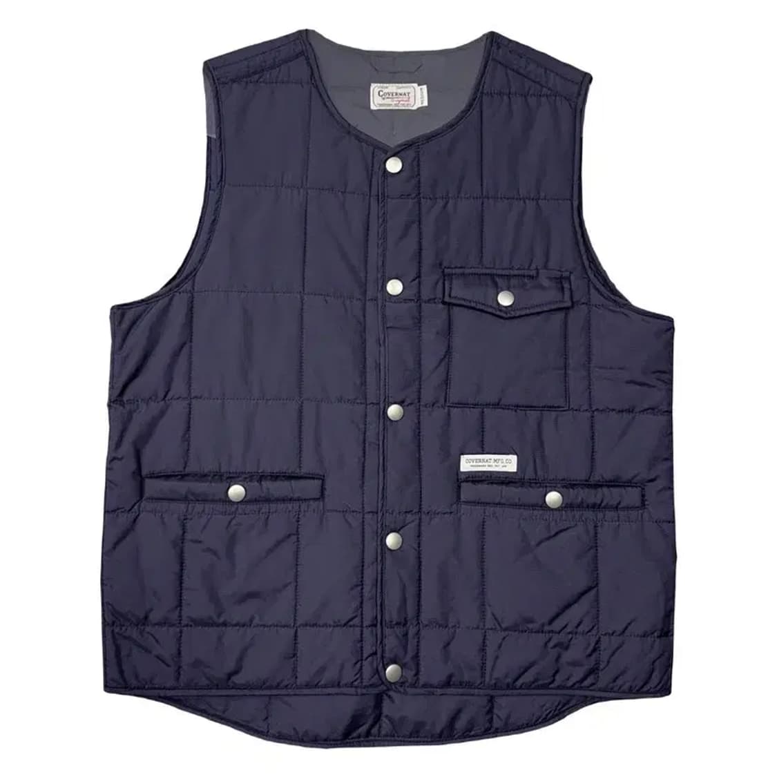 커버낫 네이비 포켓 퀄팅 조끼 MEDIUM 상품이미지1