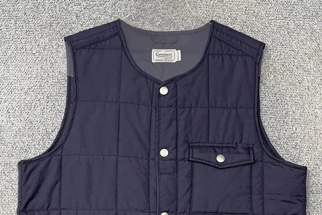 커버낫 네이비 포켓 퀄팅 조끼 MEDIUM 상품이미지3