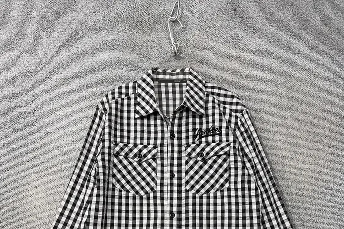 엠엘비 체크 블랙 셔츠 M 상품이미지3