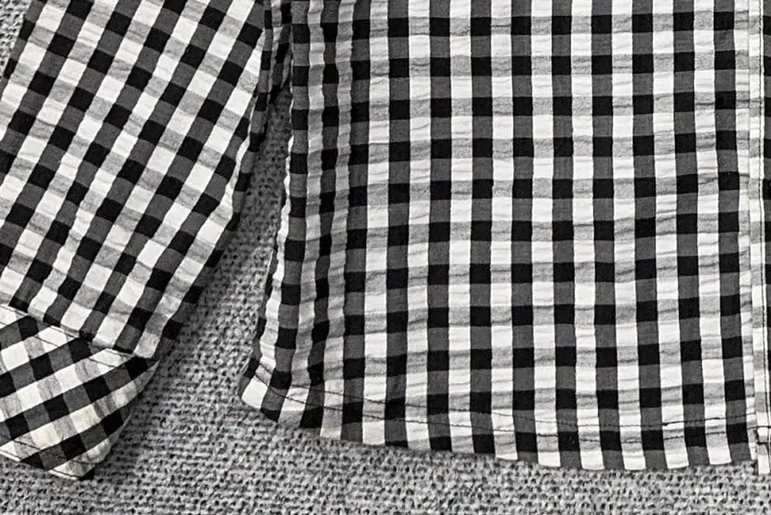 엠엘비 체크 블랙 셔츠 M 상품이미지6