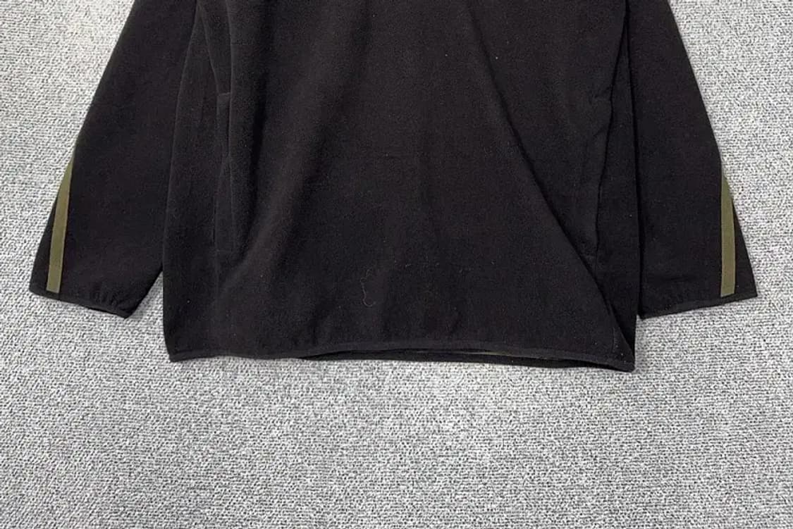 노티카 블랙 스펠 로고 반집업 후드티 L 상품이미지4