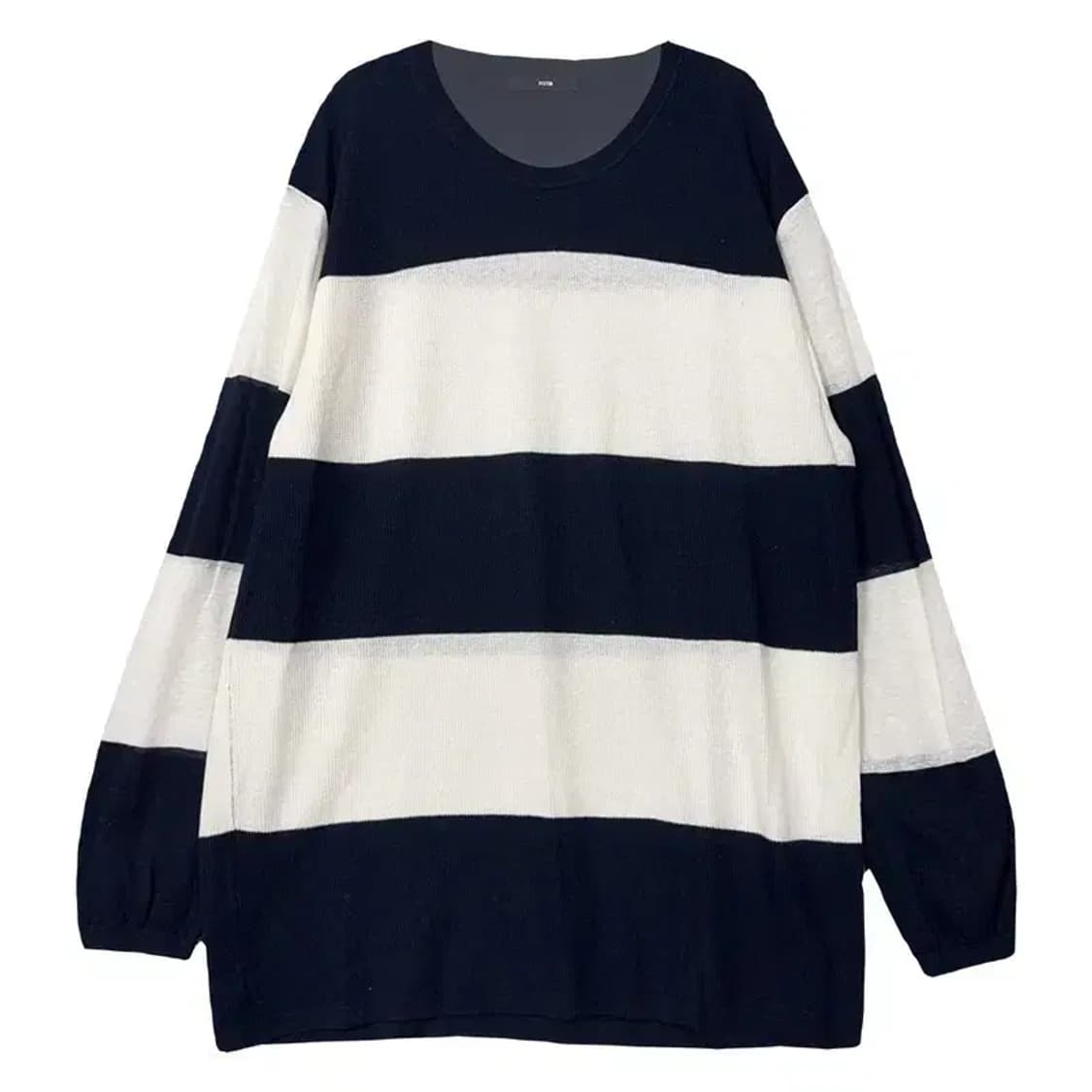 유니클로 스트라이프 네이비 니트 105 상품이미지1