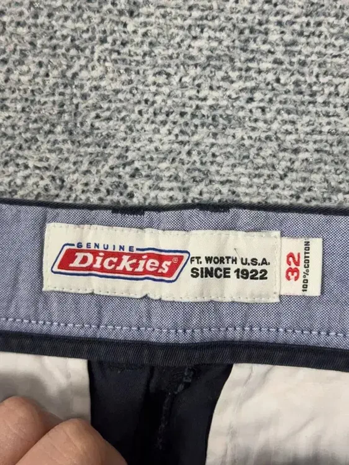 디키즈 블랙 백로고 면바지 32 상품이미지7