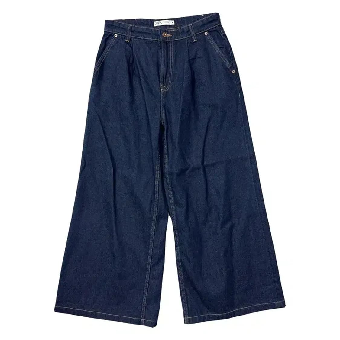 자라 진청 오버 와이드 청바지 EUR 34 USA 2 MEX 24 상품이미지1