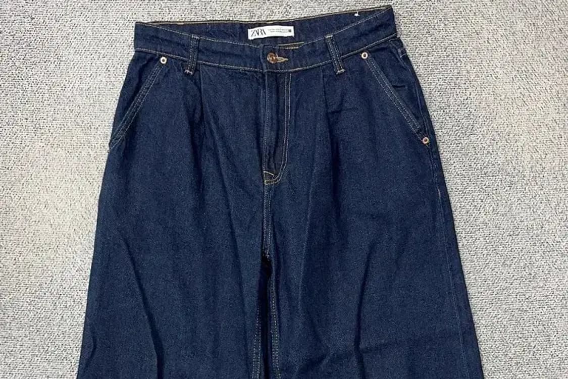 자라 진청 오버 와이드 청바지 EUR 34 USA 2 MEX 24 상품이미지3