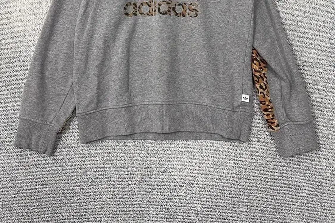 아디다스 호피 로고 프린팅 라이트 그레이 맨투맨 100 상품이미지4