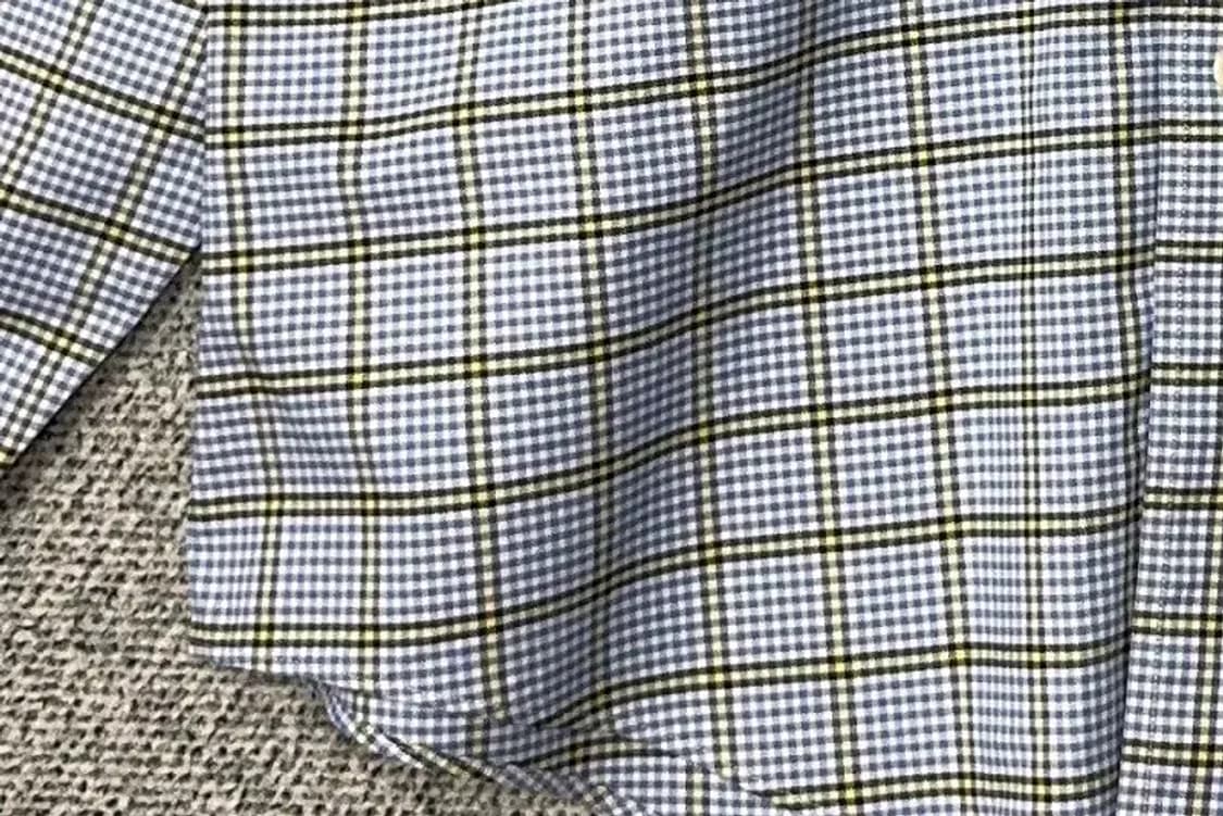 브룩스브라더스 체크 라이트 블루 셔츠 M 상품이미지5