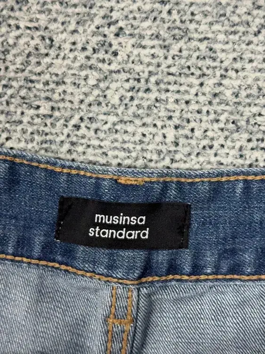 무신사스탠다드 캐주얼 워싱 청바지 32 상품이미지7