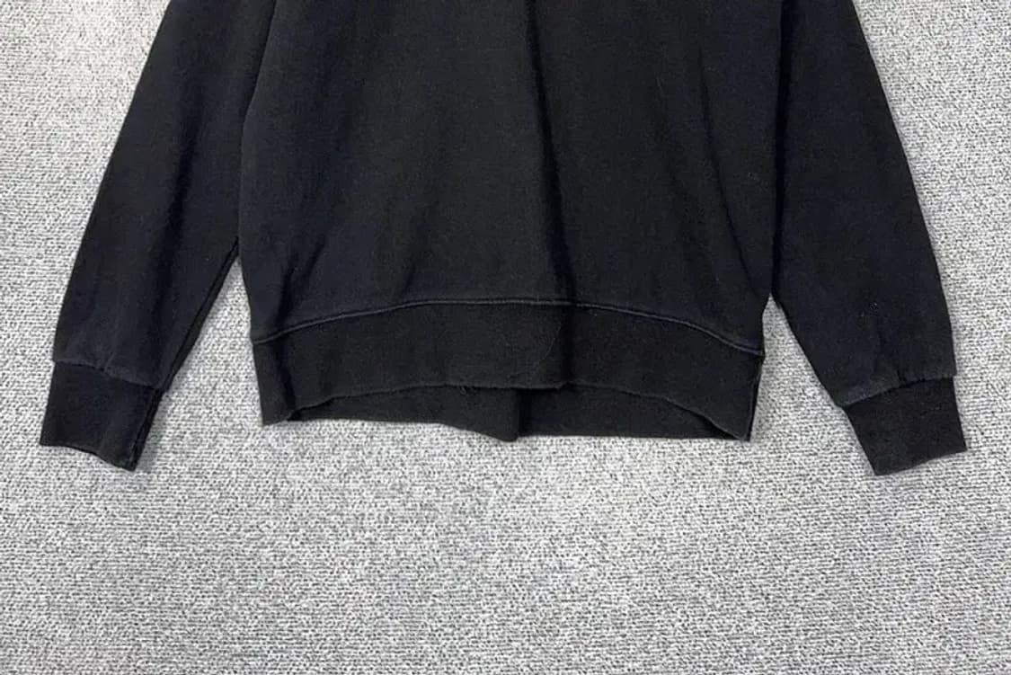 트래셔 프린팅 블랙 맨투맨 L 상품이미지4