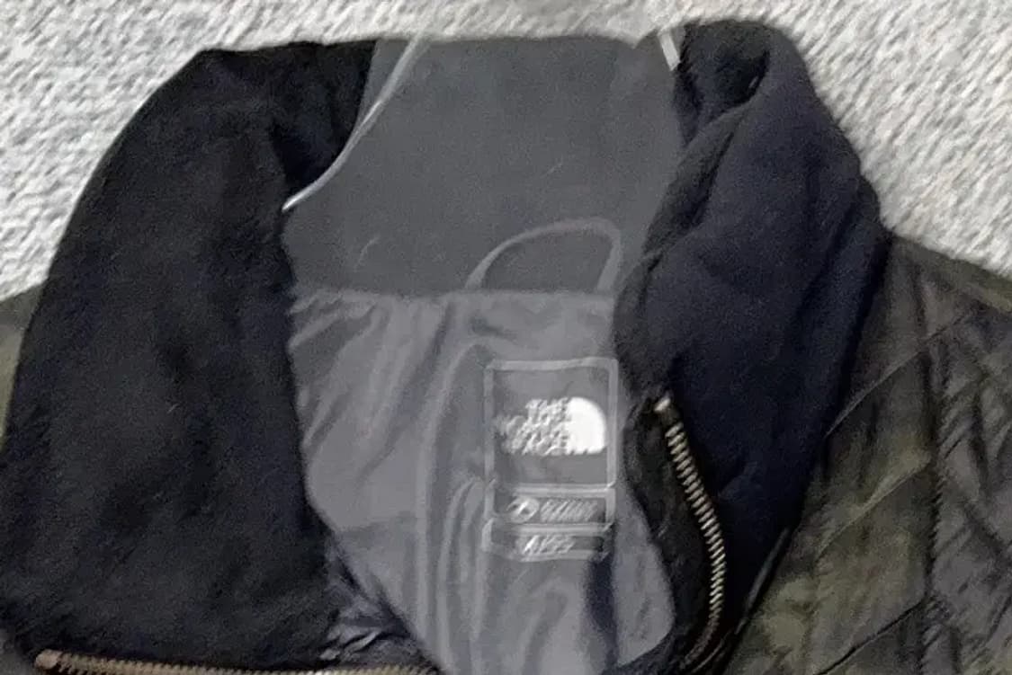 노스페이스 깔깔이 패턴 경량 점퍼 자켓 M/95 상품이미지5