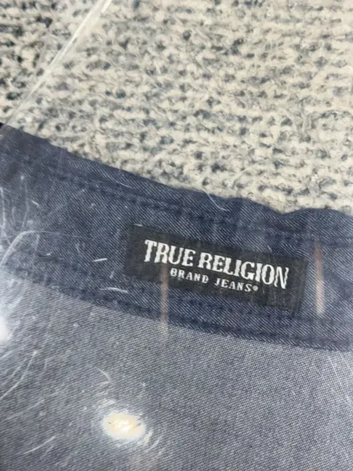 트루릴리젼 네이비 오버핏 데님 셔츠 100(L) 상품이미지7