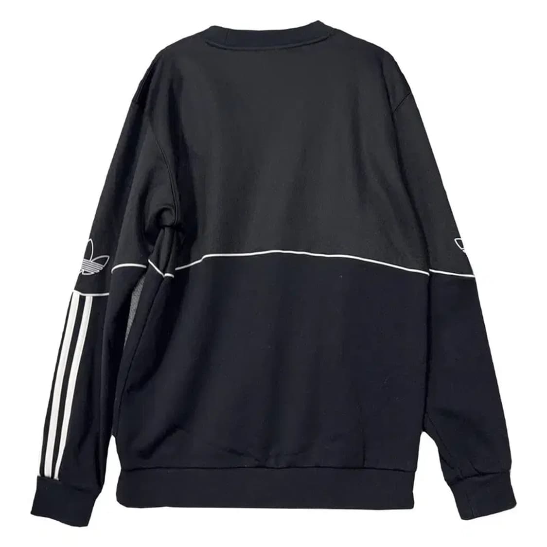 아디다스 블랙 불꽃 로고 맨투맨 L 상품이미지2