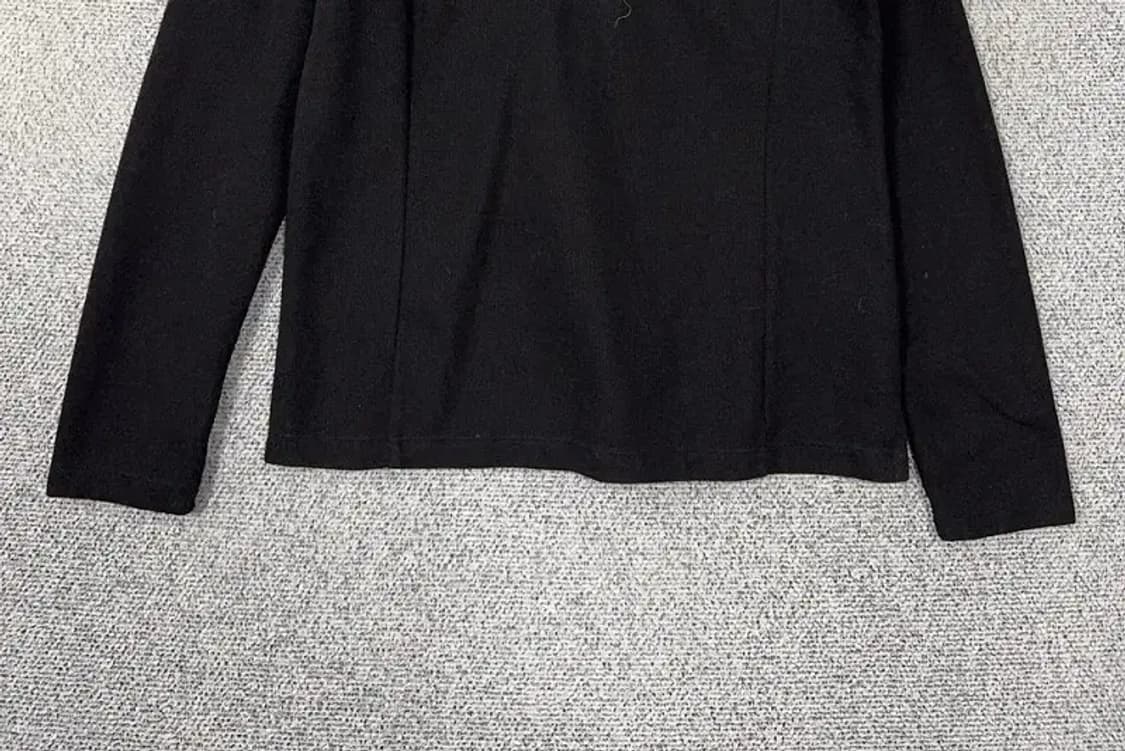 푸마 블랙 로고 기능성 긴팔티 M 상품이미지4