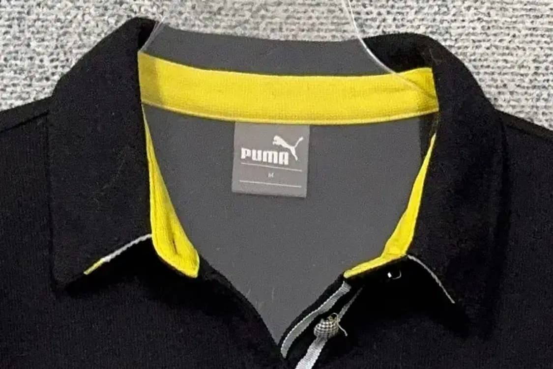 푸마 블랙 로고 기능성 긴팔티 M 상품이미지5